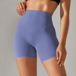 High-Waist Yoga Shorts: Squat-Proof Fitness Leggings for Women