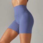 High-Waist Yoga Shorts: Squat-Proof Fitness Leggings for Women