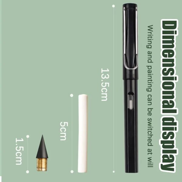 17pcs Set Infinity Pencils: No-Sharpen Infinity Set, Kawaii Art Supplies