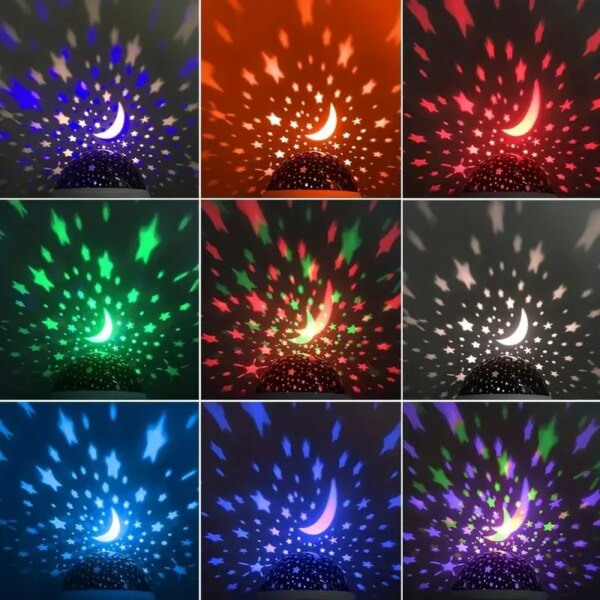 63352-rkxg3n.jpg Starry Sky Galaxy Projector LED Night Light: Rotating Planetarium Lamp for Children's Bedroom, Moonlight Kids Gift