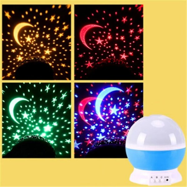 63367-ao4tbb.jpg Rotating Starry Projector Night Light: Moon Lamp Galaxy Lamps for Home Bedroom Decoration, Starlight Christmas Lights, Kids Gift