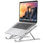 Aluminum Portable Laptop Stand: Foldable Bracket for MacBook Air/Pro, PC Holder, Supports Notebooks, Convenient Accessory