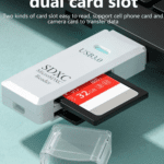 2 In 1 High Speed Mini USB 3.0 Multi Card Reader: For Micro SD and TF Memory Flash Drive