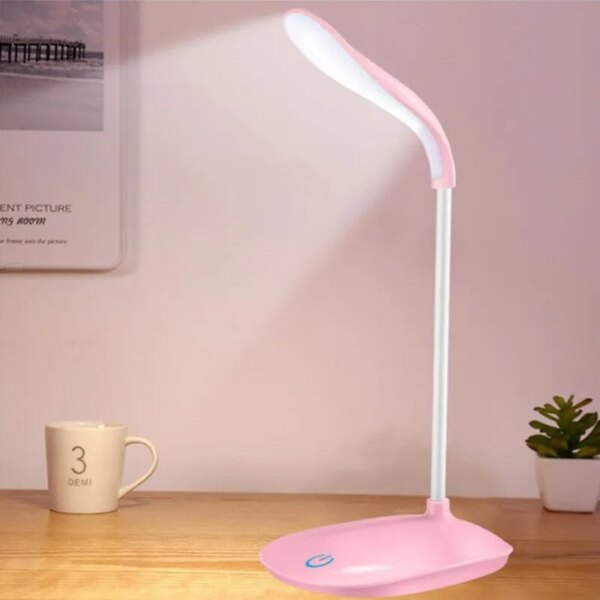 63582-tdlvra.jpg USB Charging LED Reading Lamp with Three-Level Touch Dimmer for Dormitory Reading