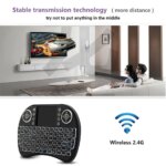 I8 Mini Wireless Keyboard: 2.4G Air Mouse Remote Touchpad for Android TV Box, PC, Smart TV