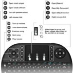 I8 Mini Wireless Keyboard: 2.4G Air Mouse Remote Touchpad for Android TV Box, PC, Smart TV