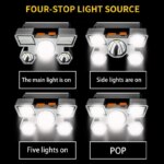 Rechargeable LED Headlamp: Powerful Nitecore Camping Headlight for Fishing, Hunting, Hiking, and Camping