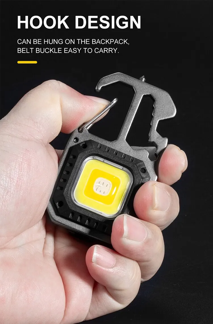 Ultra Mini LED Keychain Flashlight: Small, Lightweight, Portable, and Powerful Keychain Light