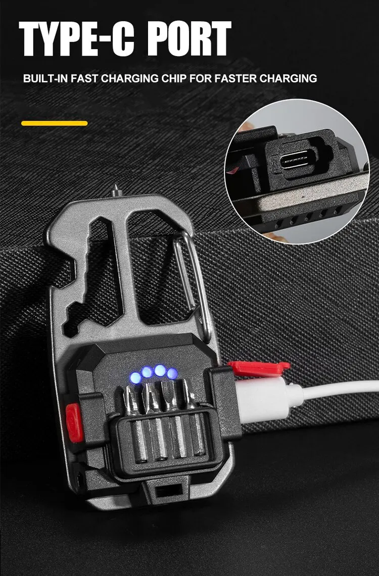 Ultra Mini LED Keychain Flashlight: Small, Lightweight, Portable, and Powerful Keychain Light