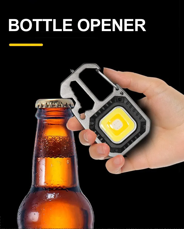 Ultra Mini LED Keychain Flashlight: Small, Lightweight, Portable, and Powerful Keychain Light