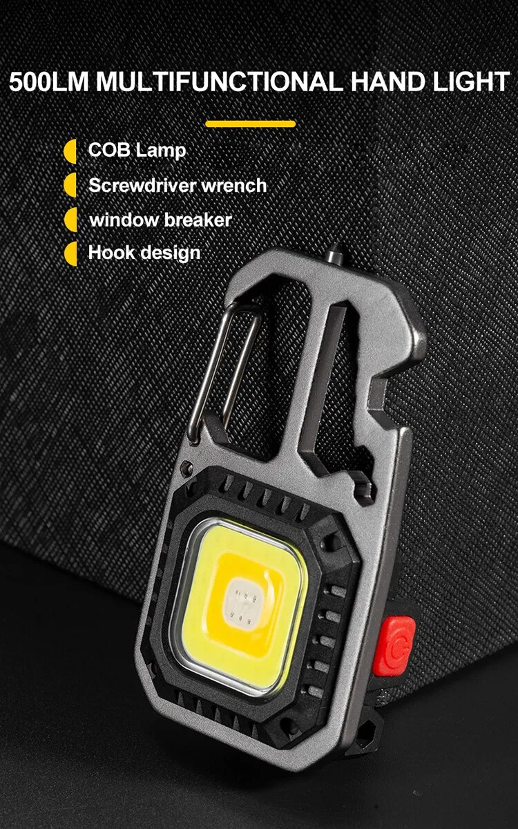 Ultra Mini LED Keychain Flashlight: Small, Lightweight, Portable, and Powerful Keychain Light