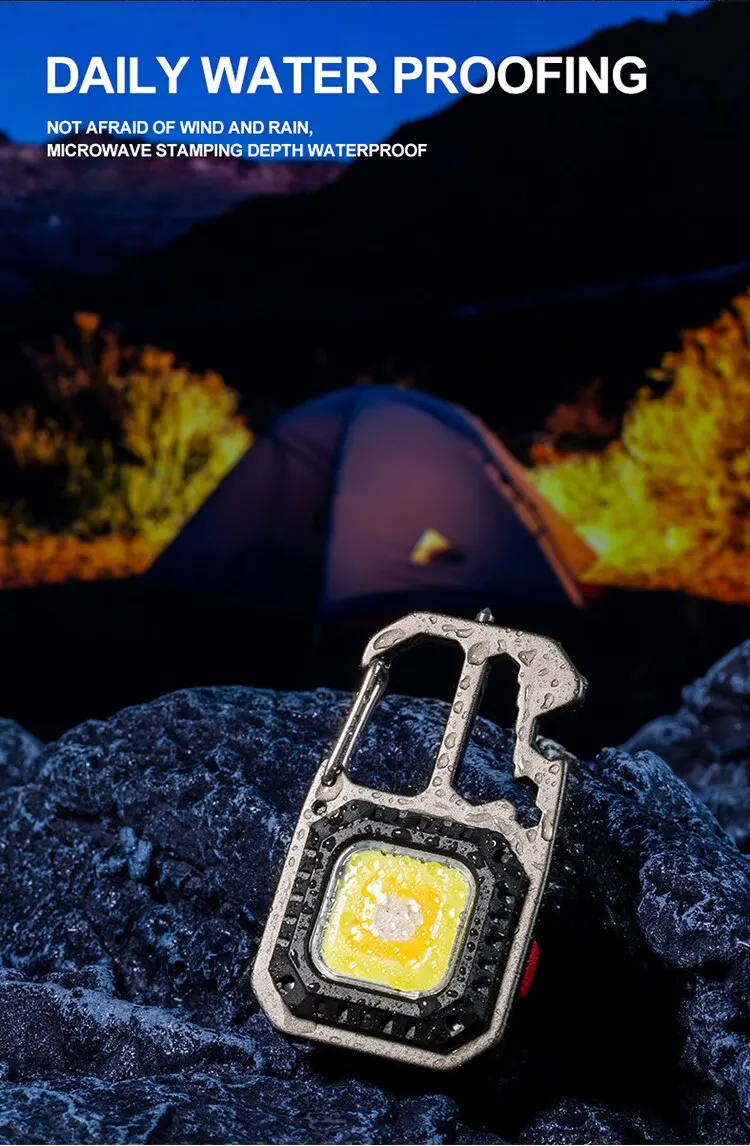 Ultra Mini LED Keychain Flashlight: Small, Lightweight, Portable, and Powerful Keychain Light