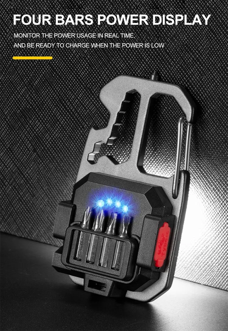 Ultra Mini LED Keychain Flashlight: Small, Lightweight, Portable, and Powerful Keychain Light