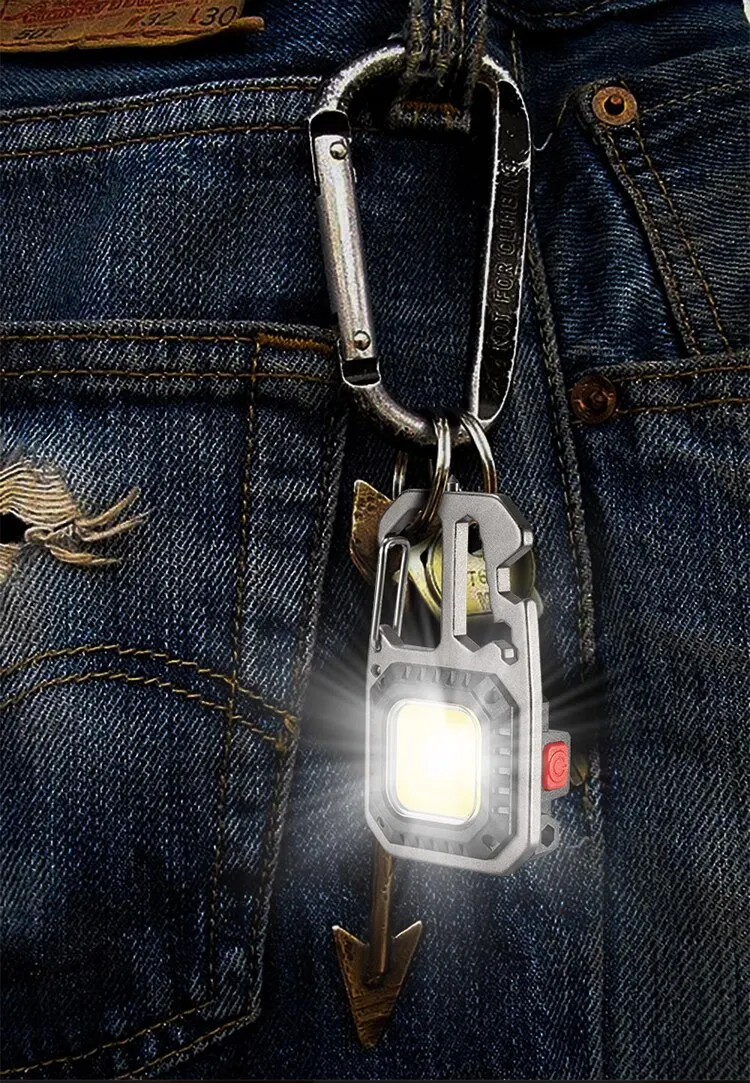 Ultra Mini LED Keychain Flashlight: Small, Lightweight, Portable, and Powerful Keychain Light