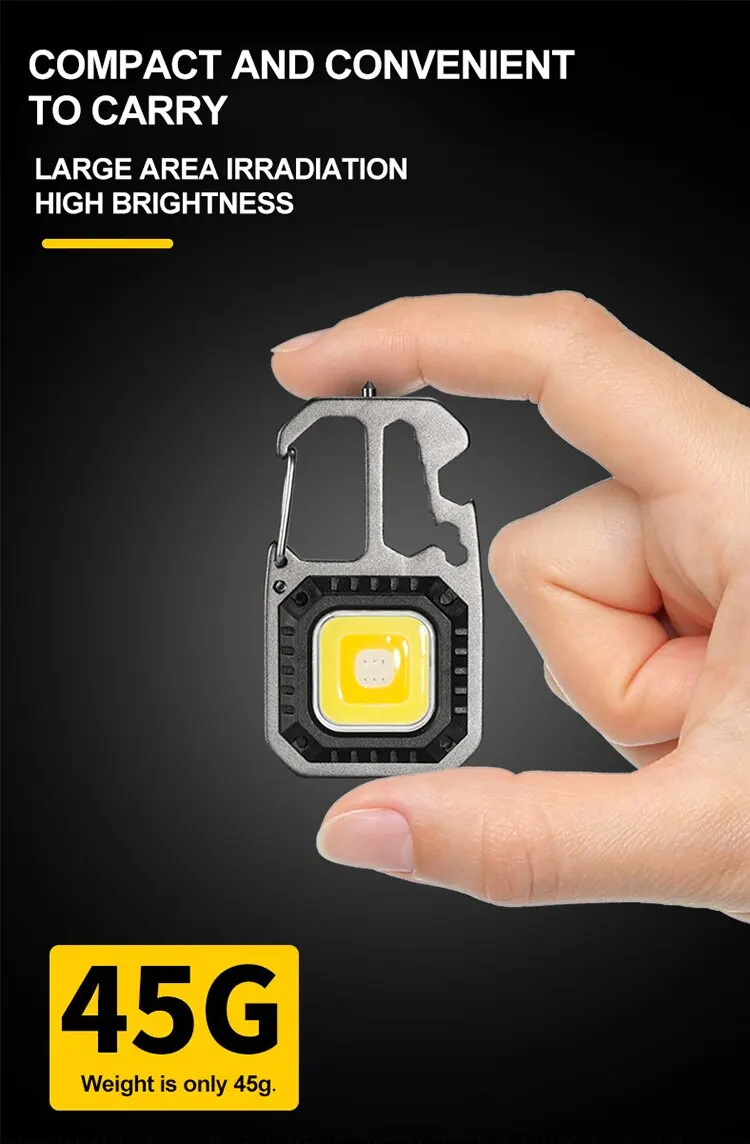 Ultra Mini LED Keychain Flashlight: Small, Lightweight, Portable, and Powerful Keychain Light