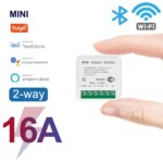 16A Mini WiFi Switch: Smart Home Relay, 2-Way Control, App Remote, Timer, Alexa, Google Home