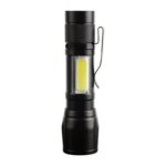 USB Rechargeable Flashlight: Mini Torch with High Power, Portable and Waterproof for Camping, Long Range Lantern