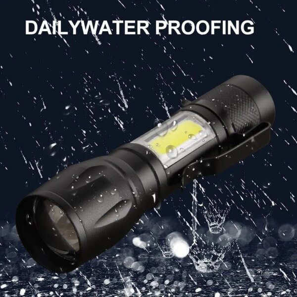 63785-ftpgll.jpg USB Rechargeable Flashlight: Mini Torch with High Power, Portable and Waterproof for Camping, Long Range Lantern