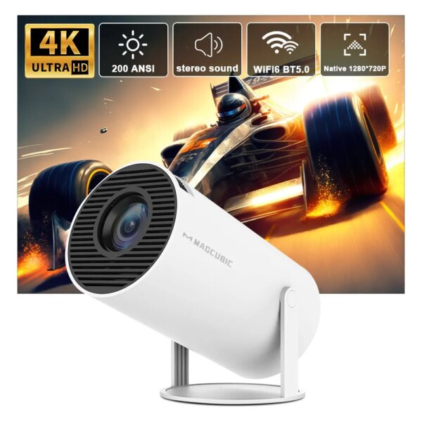 63930-g7hgwg.jpg Magcubic Projector HY300: 4K Android 11 Dual WiFi6, 200 ANSI, Allwinner H713, BT5.0, 1080P, 1280x720P, Home Cinema, Outdoor Projector
