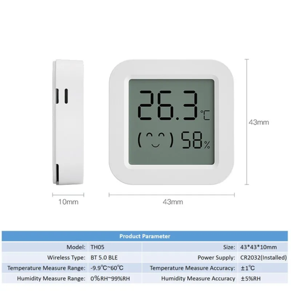 63947-eun3vv.png Tuya Mini Temperature Humidity Sensor with LCD Display: Bluetooth APP Remote Control Thermometer Hygrometer