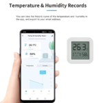 Tuya Mini Temperature Humidity Sensor with LCD Display: Bluetooth APP Remote Control Thermometer Hygrometer
