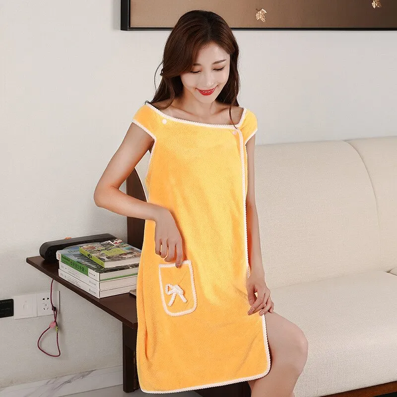 Women's Wearable Bath Towel: 140*85cm, Fast Drying, Ideal for Bathing, Beach, Spa, Gym