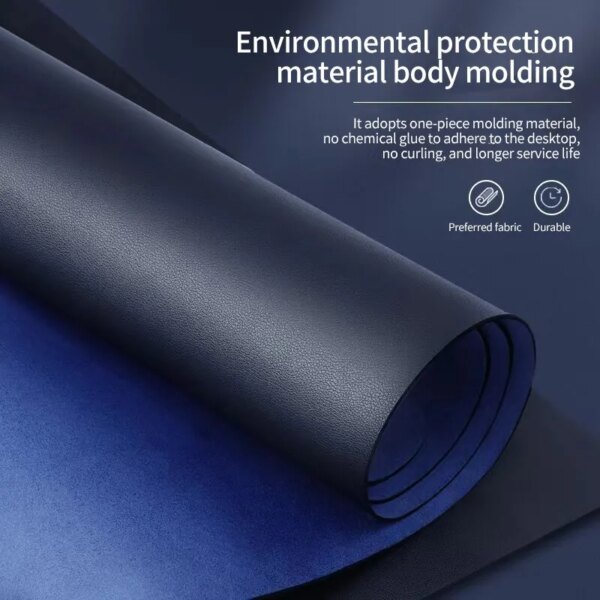 64031-xbhzd0.jpg Large Office Desk Protector Mat: 70x35cm, Royal Blue, PU Leather Suede, Waterproof, Keyboard Pad, Gaming Mousepad