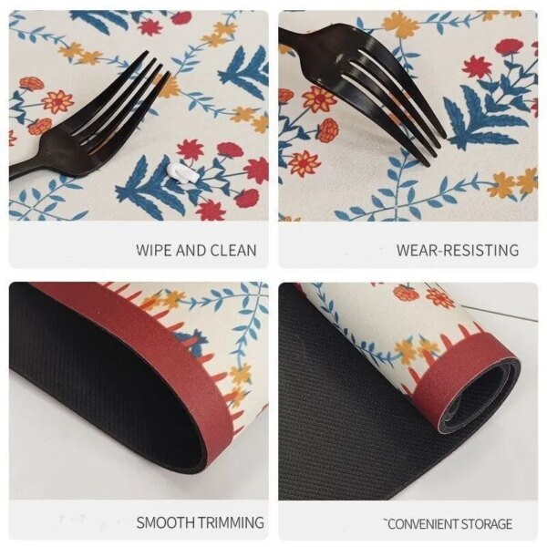 64104-fo0wjr.jpg Kitchen Drain Pad: Absorbent, Heat and Oilproof Mat for Tableware, Dinnerware, Countertop Protection