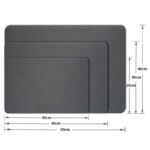 Super Absorbent Dish Drying Mat: Rubber Backed Kitchen Countertop Mat for Dinnerware, Coffee Bar, Pot, and Cup