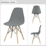 Elastic Shell Chair Cover: Stretchable Dining Chair Seat Protector for Home, Hotel, and Living Room