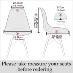 Elastic Shell Chair Cover: Stretchable Dining Chair Seat Protector for Home, Hotel, and Living Room
