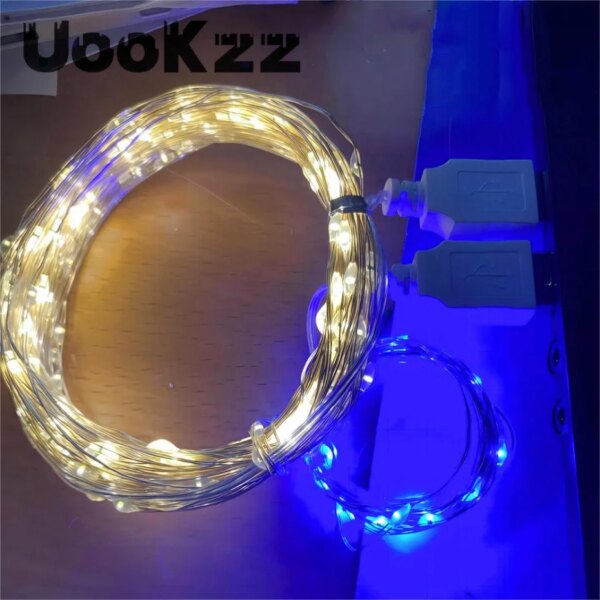 64198-t2c7da.jpg UooKzz USB LED String Lights: Waterproof Copper Silver Wire Garland Fairy Lights, Ideal for Christmas, Wedding, Party Decoration