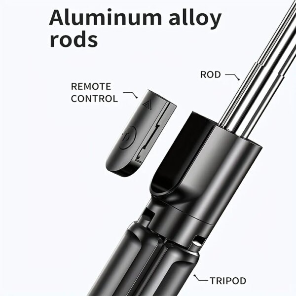 64351-wffgy8.jpg Handheld 360° Flexible Sports Camera Monopod Stand: Mobile Phone Selfie Stick Tripod With Wireless Remote