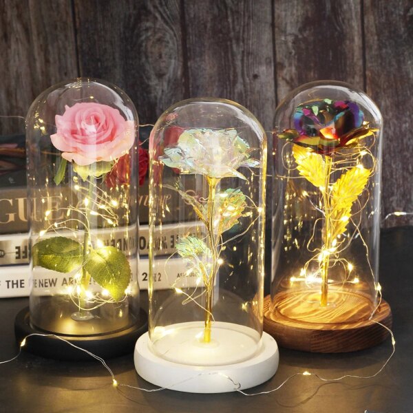 64581-p0ddhs.jpg Galaxy Rose Artificial Flower: Ideal for Valentine's Day & Mother's Gift