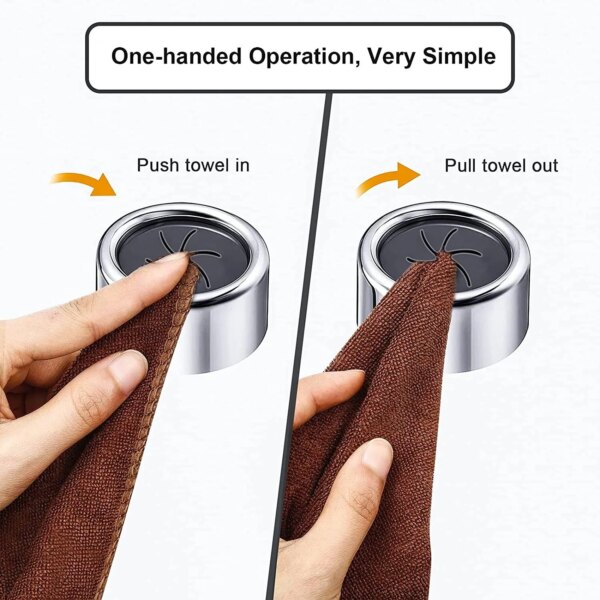 64987-b2bjes.jpg 3PCS Dishwashing Cloth Storage Clip: No-Punch Kitchen Organizer for Dishcloths, Household Gloves, Towels