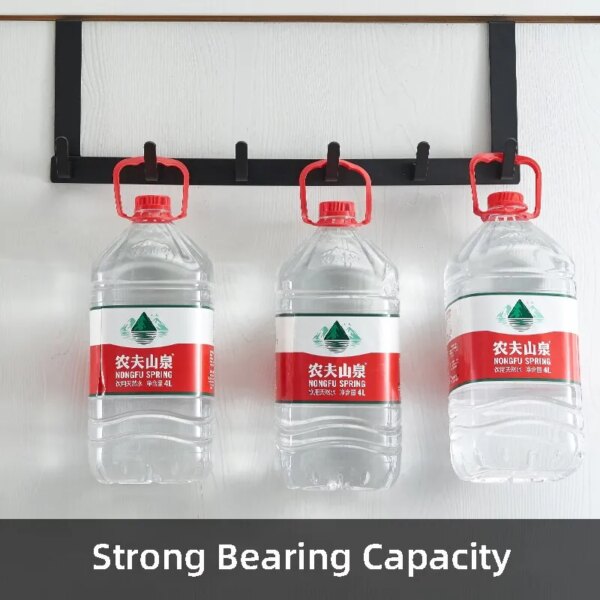 65067-k8grtg.jpg Over-the-Door 5-Hook Organizer: Rack for Clothes, Coats, Hats, Towels, Bathroom and Kitchen Accessories