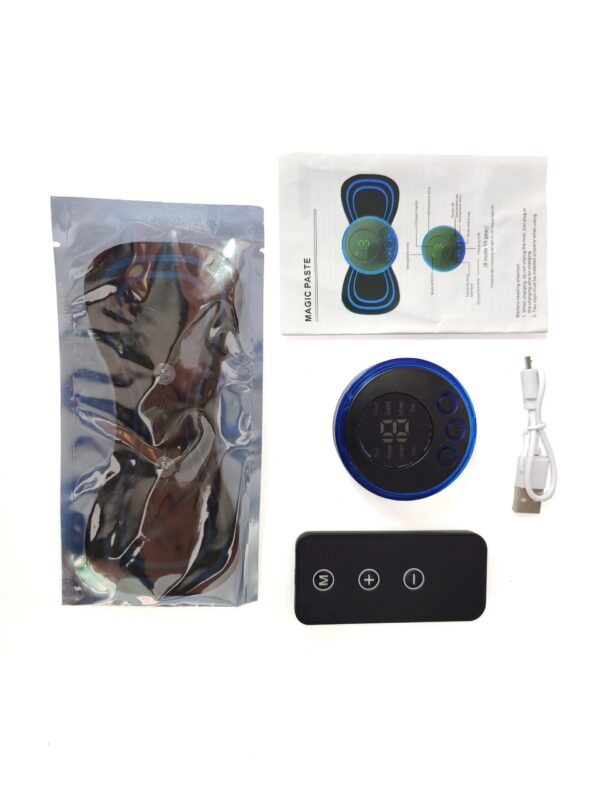 65128-r9hqgh.jpg Electric Neck Massage Patch: Mini Rechargeable Massager with 8 Modes EMS Cervical Vertebra Massage for Muscle Pain Relief and Relaxation