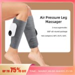 360° Air Pressure Leg Massager: Presotherapy Machine with Hot Compress for Household, Relaxing Leg Muscles