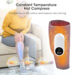 360° Air Pressure Leg Massager: Presotherapy Machine with Hot Compress for Household, Relaxing Leg Muscles
