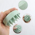 Silicone Scalp Massage Shampoo Brush: Hair Washing Comb for Head, Body Massage, Bath, Shower, Salon Hairdressing Tool