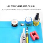 Silicone Waterproof Repair Pad: Multi-Component Placement Heat Insulation for Motherboard and Electronic Equipment Repair Board