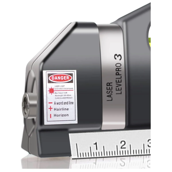 65367-ilzgfh.png Multipurpose Line Laser Leveler Tool with 8FT 2.5M Measure Tape and Metric Rulers