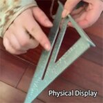 Aluminum Alloy Woodworking Triangle Ruler