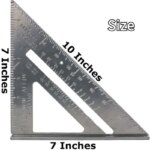 Aluminum Alloy Woodworking Triangle Ruler
