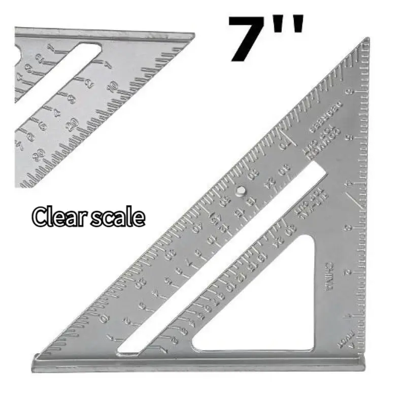 Aluminum Alloy Woodworking Triangle Ruler