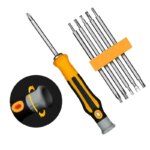 12-in-1 Magnetic Precision Screwdriver Set: Cross and Flat Shaped Heads, Versatile Handheld Maintenance Tool