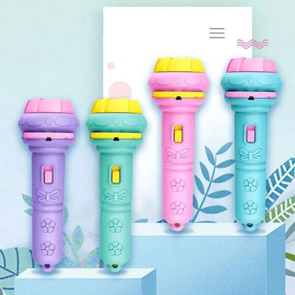 65466-luexq5.jpg 10 Cards Cartoon Projection Flashlight: Creative Children's Toy with 80 Patterns
