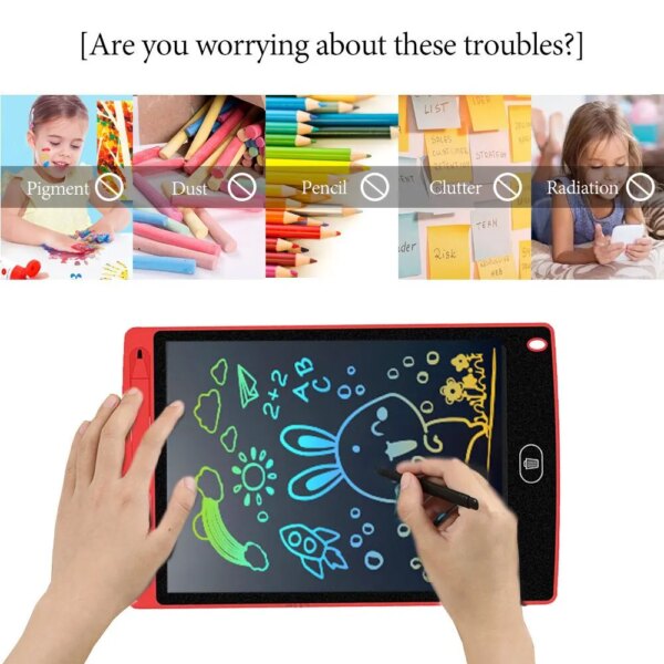 65530-vqlmzj.jpg 8.5" Electronic LCD Writing Board: Doodle, Draw, Learn