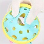 Baby Toy Catch Ball Bendy Baby Walker Rattle: Develops Intelligence, Plastic Bell Rattle Doll for 0-12 Months