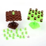 Monkey Balance Tree: Interactive Parent-Child Board Game for Children, with Music, Focus, and Balance Training